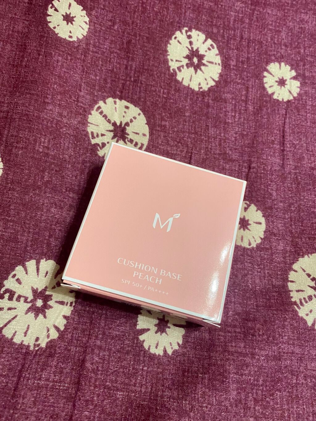 M クッションベース(ピーチ)/MISSHA/化粧下地を使ったクチコミ(1枚目)