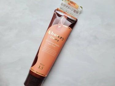 &honey  Creamy EXダメージリペアヘアパック1.5/&honey/洗い流すヘアトリートメントを使ったクチコミ（1枚目）