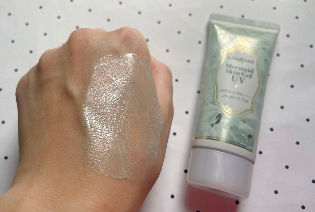 マーメイドスキンジェルUV/キャンメイク/日焼け止めジェルを使ったクチコミ(2枚目)