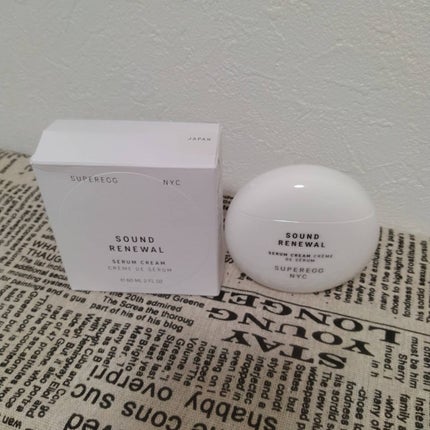 サウンド リニューアル セラムクリーム/SUPEREGG /フェイスクリームを使ったクチコミ(5枚目)