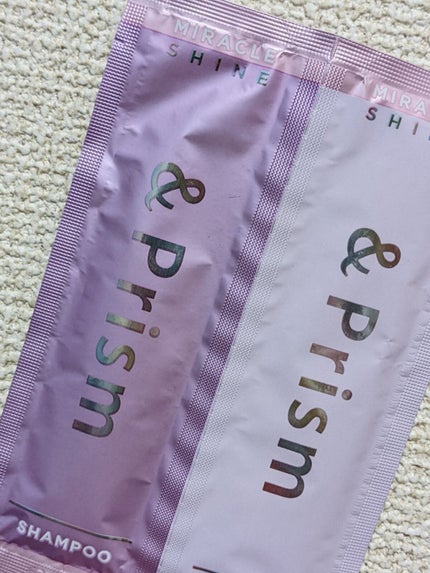 ミラクル シャイン シャンプー/ヘアトリートメント/&Prism/市販シャンプーを使ったクチコミ(1枚目)