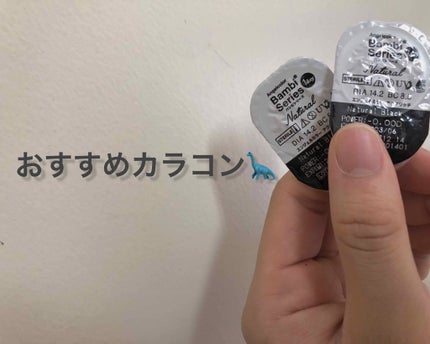 バンビシリーズ ワンデー ナチュラル/AngelColor/ワンデー(1DAY)カラコンを使ったクチコミ(1枚目)