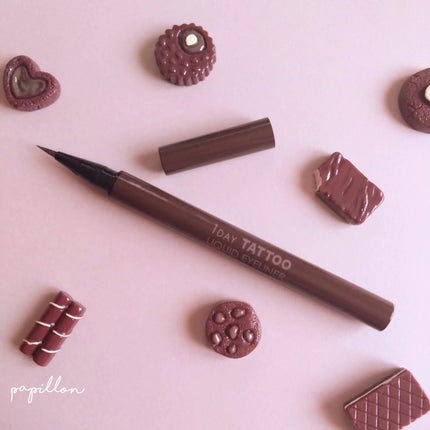 1DAY TATTOO リキッドアイライナー/K-パレット/リキッドアイライナーを使ったクチコミ(4枚目)