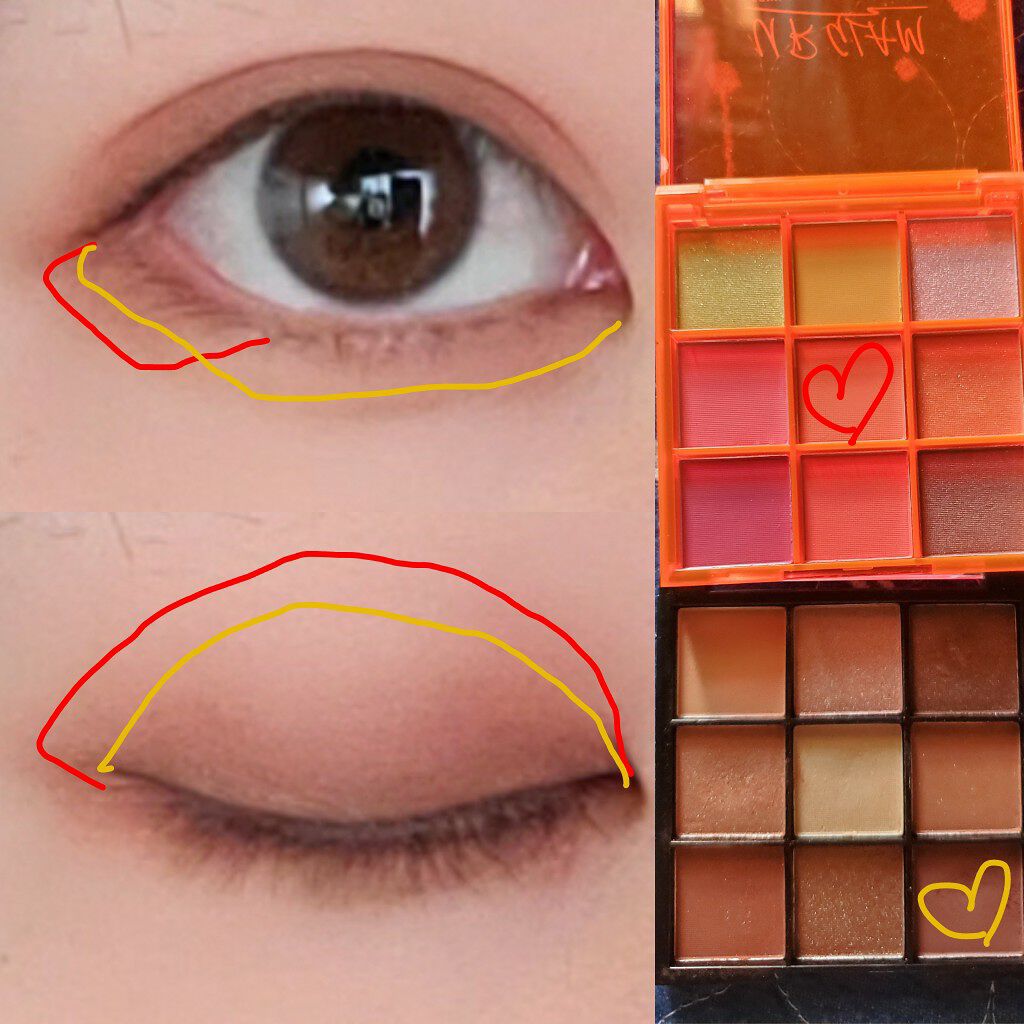 UR GLAM BLOOMING EYE COLOR PALETTE/U R GLAM/アイシャドウパレットを使ったクチコミ(2枚目)