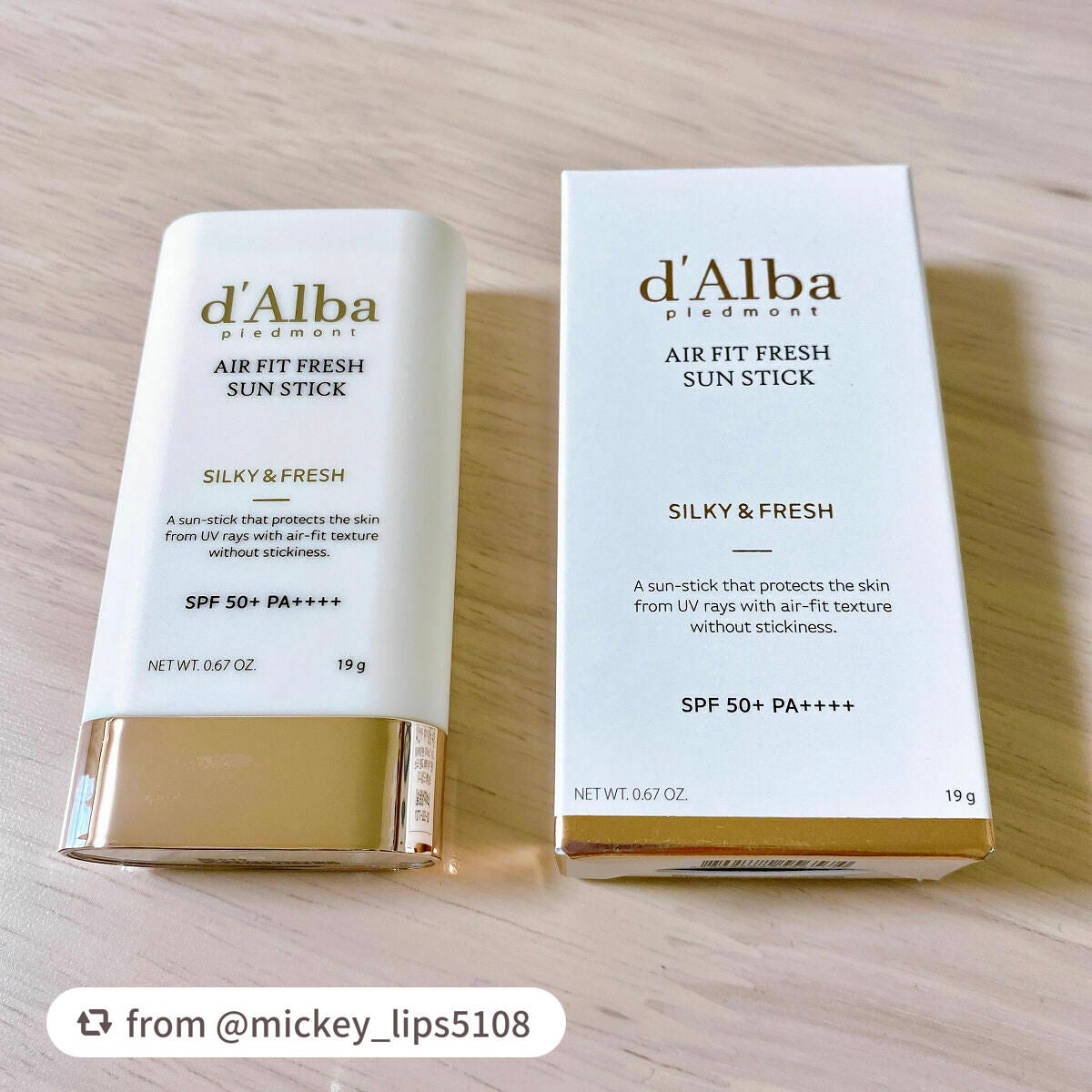 エアーフィットフレッシュサンスティック/ダルバ/日焼け止めスティックを使ったクチコミ(2枚目)