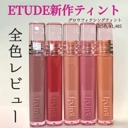 グロウ フィクシングティント/ETUDE/リップティントを使ったクチコミ(1枚目)