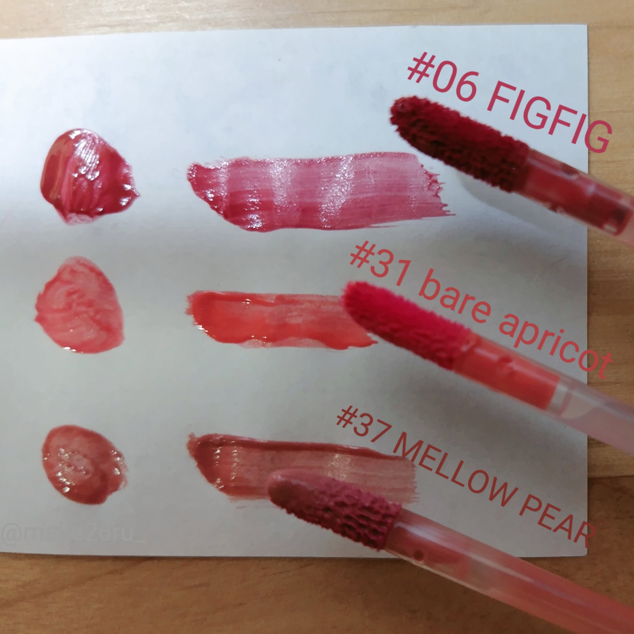 ジューシーラスティングティント/rom&nd/リップティントを使ったクチコミ（3枚目）