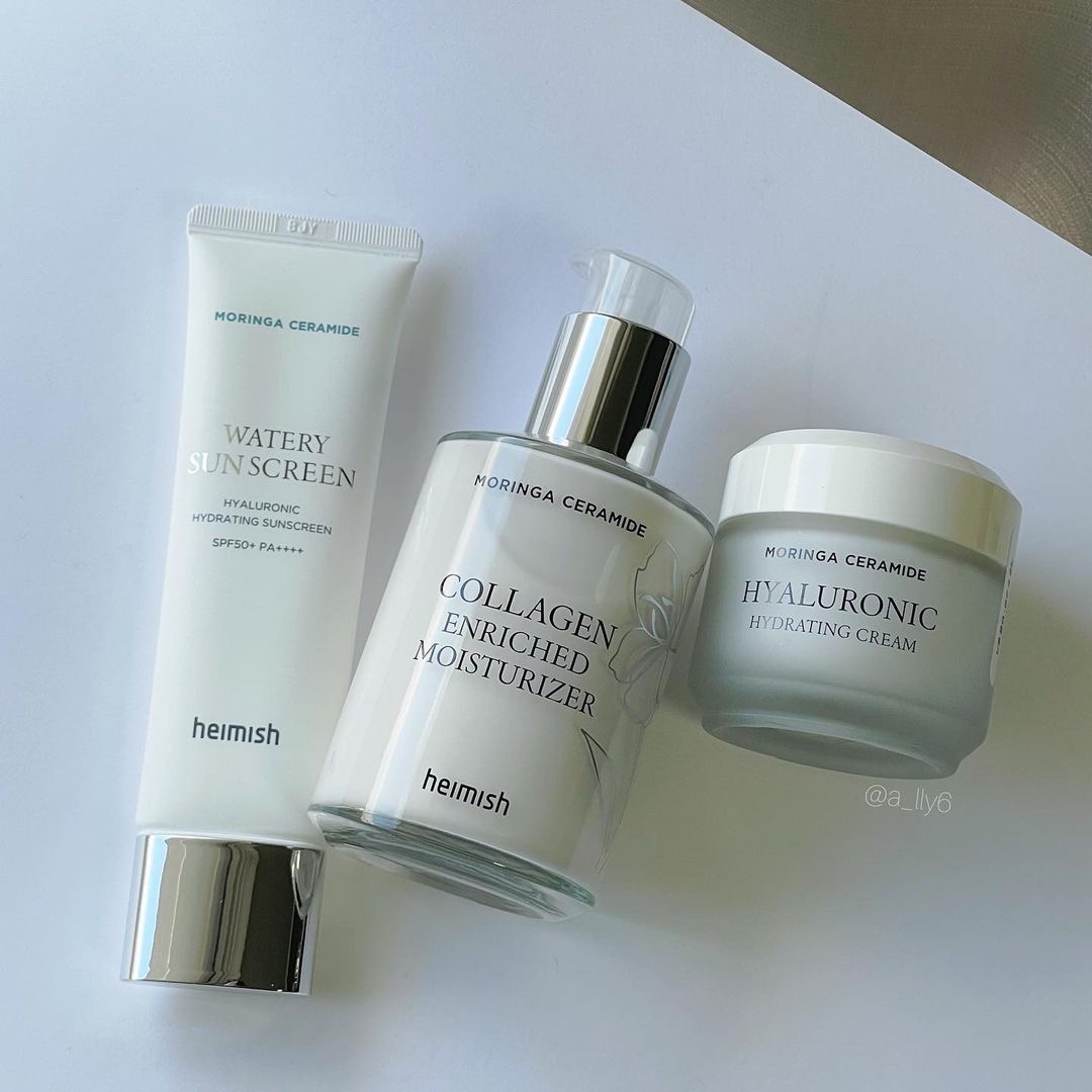 モリンガ セラミド コラーゲン エンリッチド モイスチャライザー/heimish/乳液を使ったクチコミ（2枚目）