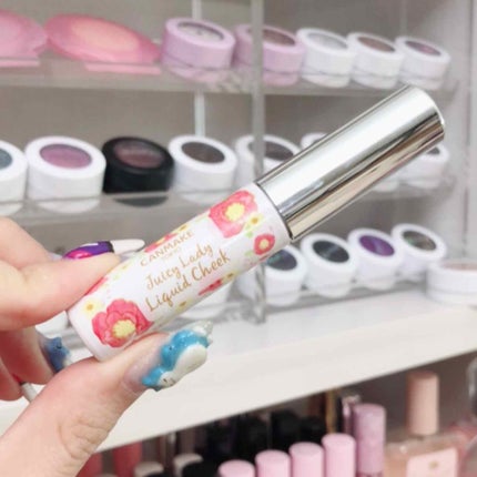 ジューシーレディリキッドチーク/キャンメイク/リキッドチークを使ったクチコミ(1枚目)