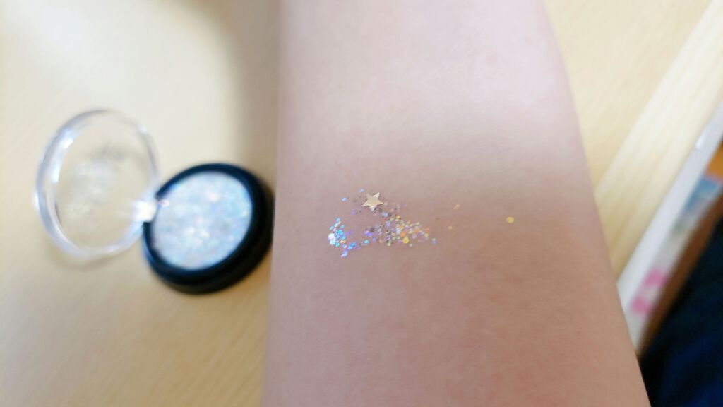 URGLAM GLITTER GEM/U R GLAM/ジェル・クリームチークを使ったクチコミ(2枚目)