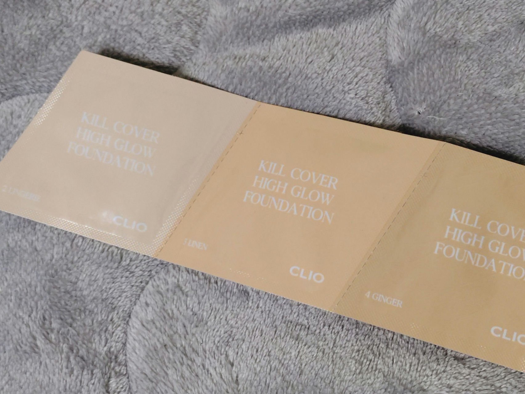 キル カバー ハイ グロウ ファンデーション 03 LINEN/CLIO/リキッドファンデーションを使ったクチコミ（1枚目）