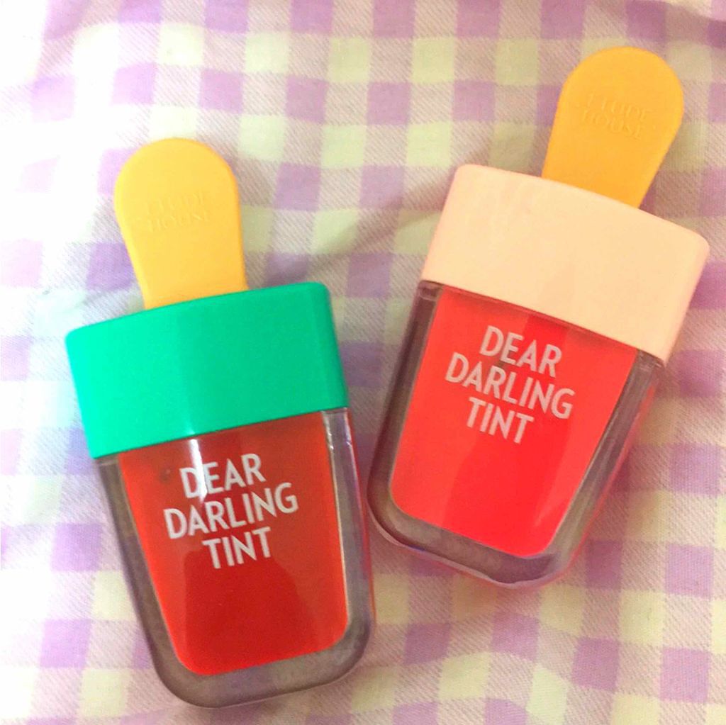 ディアダーリン ウォータージェルティント (アイスティント)/ETUDE/口紅を使ったクチコミ(1枚目)