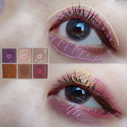 オーラクリエイション/BLEND BERRY/アイシャドウパレットを使ったクチコミ(2枚目)