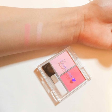 カンコレ チーク/DAISO/パウダーチークを使ったクチコミ(2枚目)