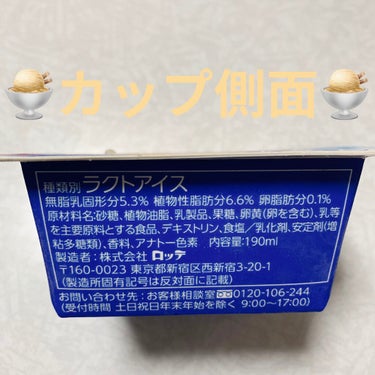 ロッテ 爽のクチコミ「ロッテ　爽🍨　バニラ🍨
内容量:190mL　税抜き100円くらい

毎年私の冬の楽しみは、コタ.....」（2枚目）