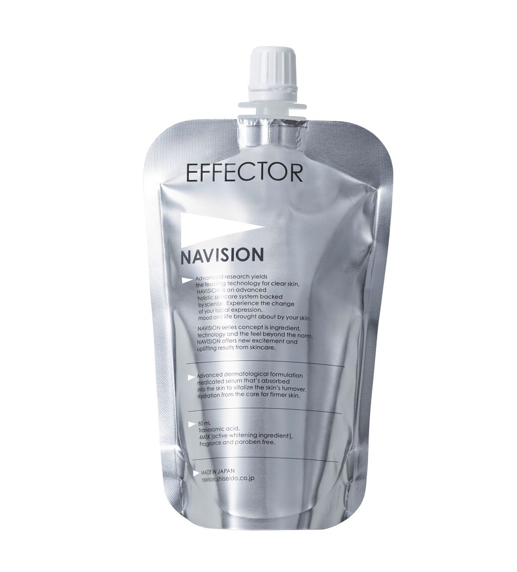 新品未開封　ナビジョン　コンディショナーW　エフェクターW　美白　化粧水　乳液 試してみた】エフェクター W ナビジョンDRの効果・肌質別の