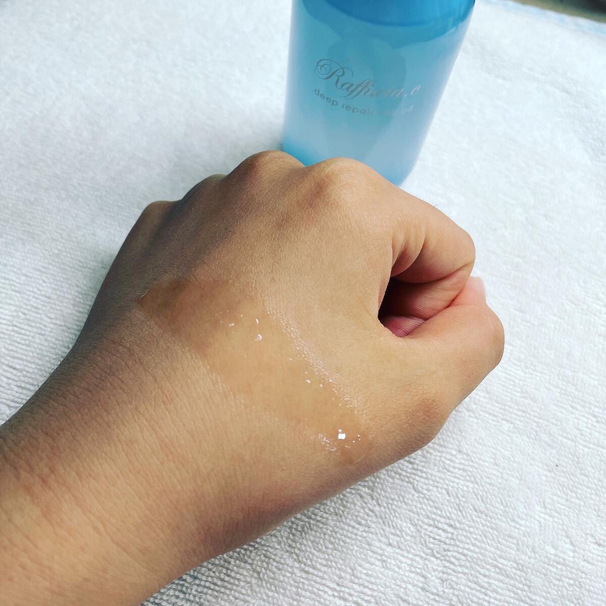 ディープリペア ヘアオイル ピュアサボン/Raffixia.c/ヘアオイルを使ったクチコミ（2枚目）