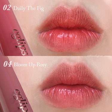 EGLIPS Melty Glass Tintのクチコミ「
【EGLIPS】

💋Melty Glass Tint
02 Daily The Fig
0.....」（3枚目）