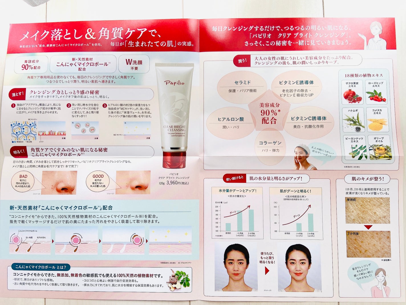 クリアブライトクレンジング/Papilio/ミルククレンジングを使ったクチコミ(8枚目)