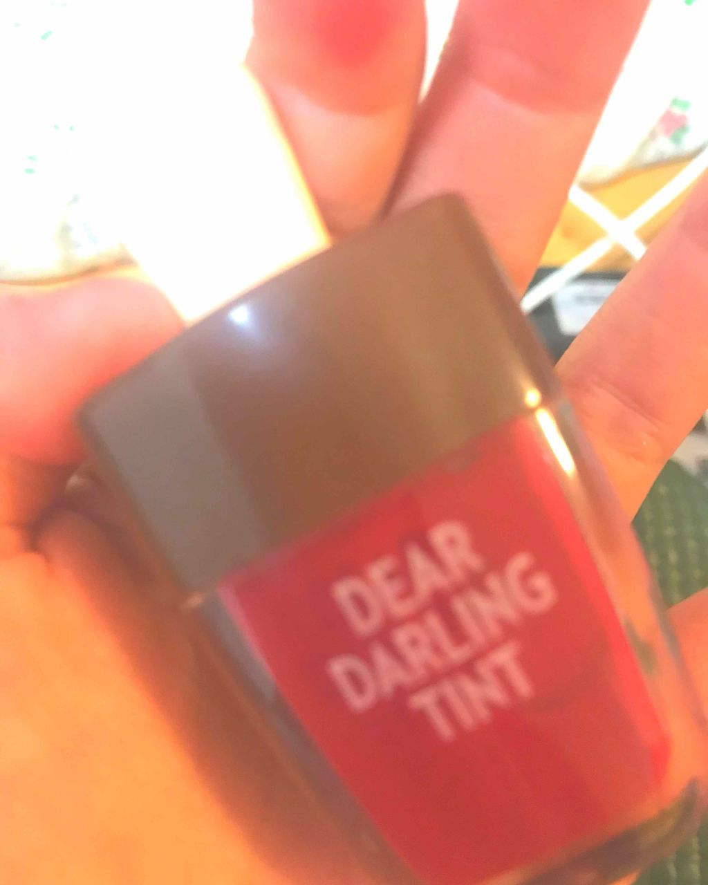 ディアダーリン ウォータージェルティント （アイスティント）/ETUDE/口紅を使ったクチコミ（2枚目）