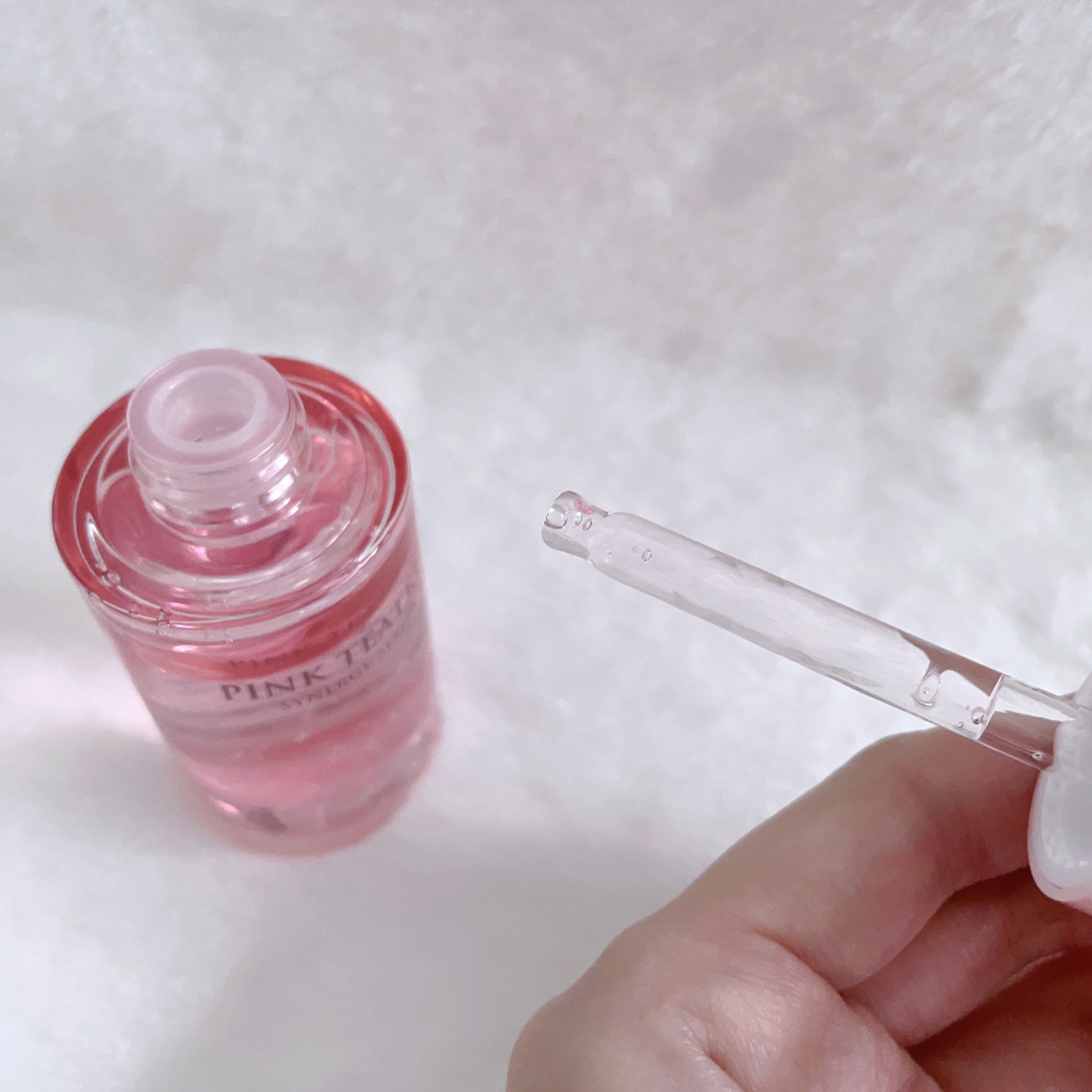 ピンクティーツリーシナジーセラム/APLIN/美容液を使ったクチコミ（2枚目）