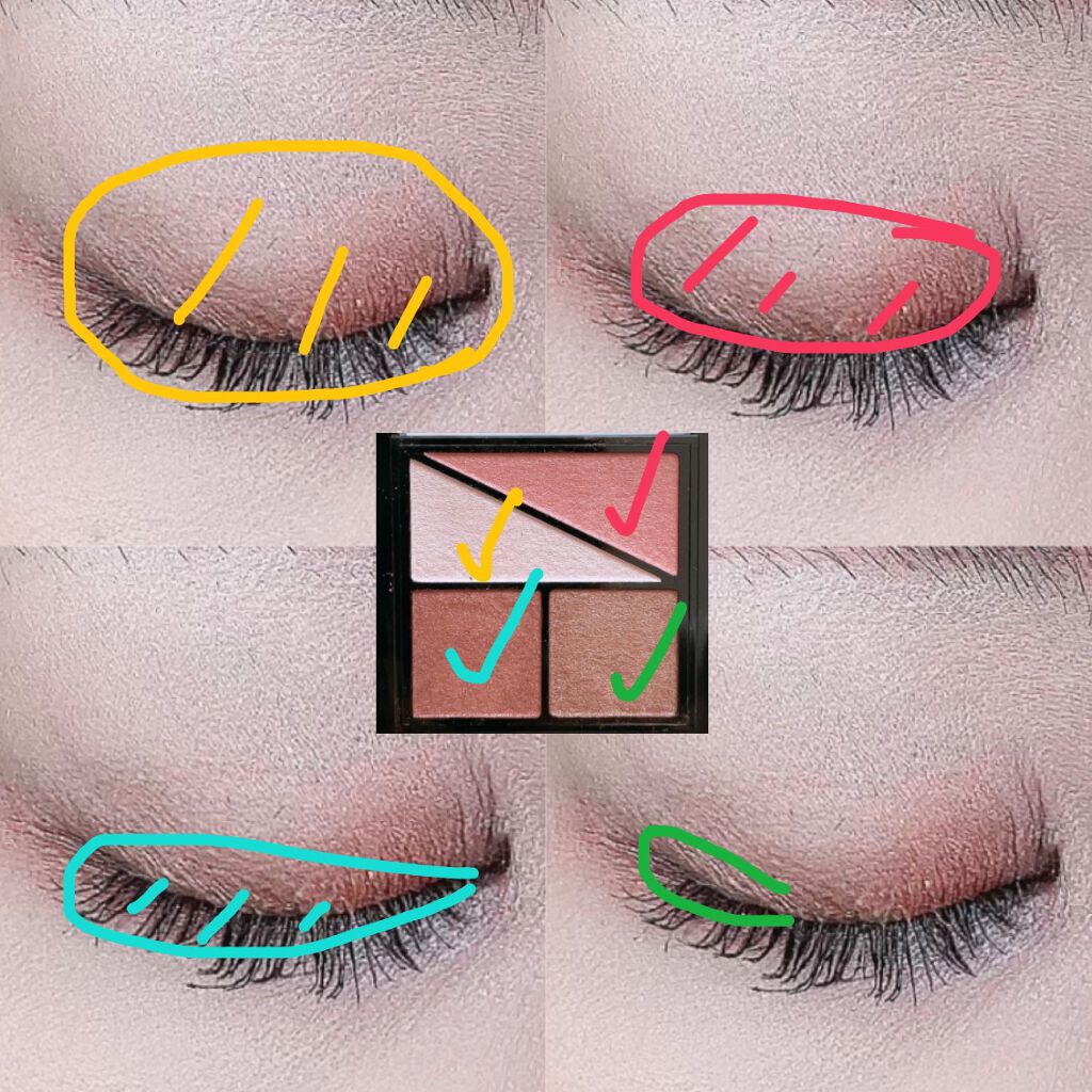 UR GLAM　VELVET EYE COLOR PALETTE/U R GLAM/アイシャドウパレットを使ったクチコミ（2枚目）