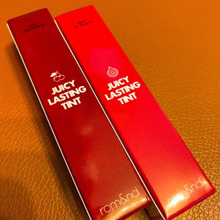 ジューシーラスティングティント/rom&nd/リップティントを使ったクチコミ(2枚目)