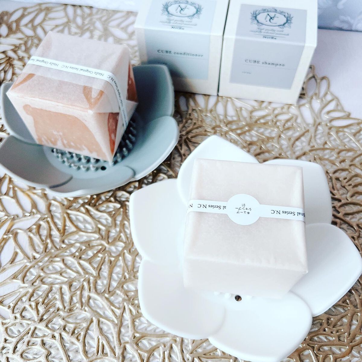 CUBEコンディショナー MOIST –milky leafの⾹り/Naturas Psychos Product/コンディショナー単品を使ったクチコミ(2枚目)