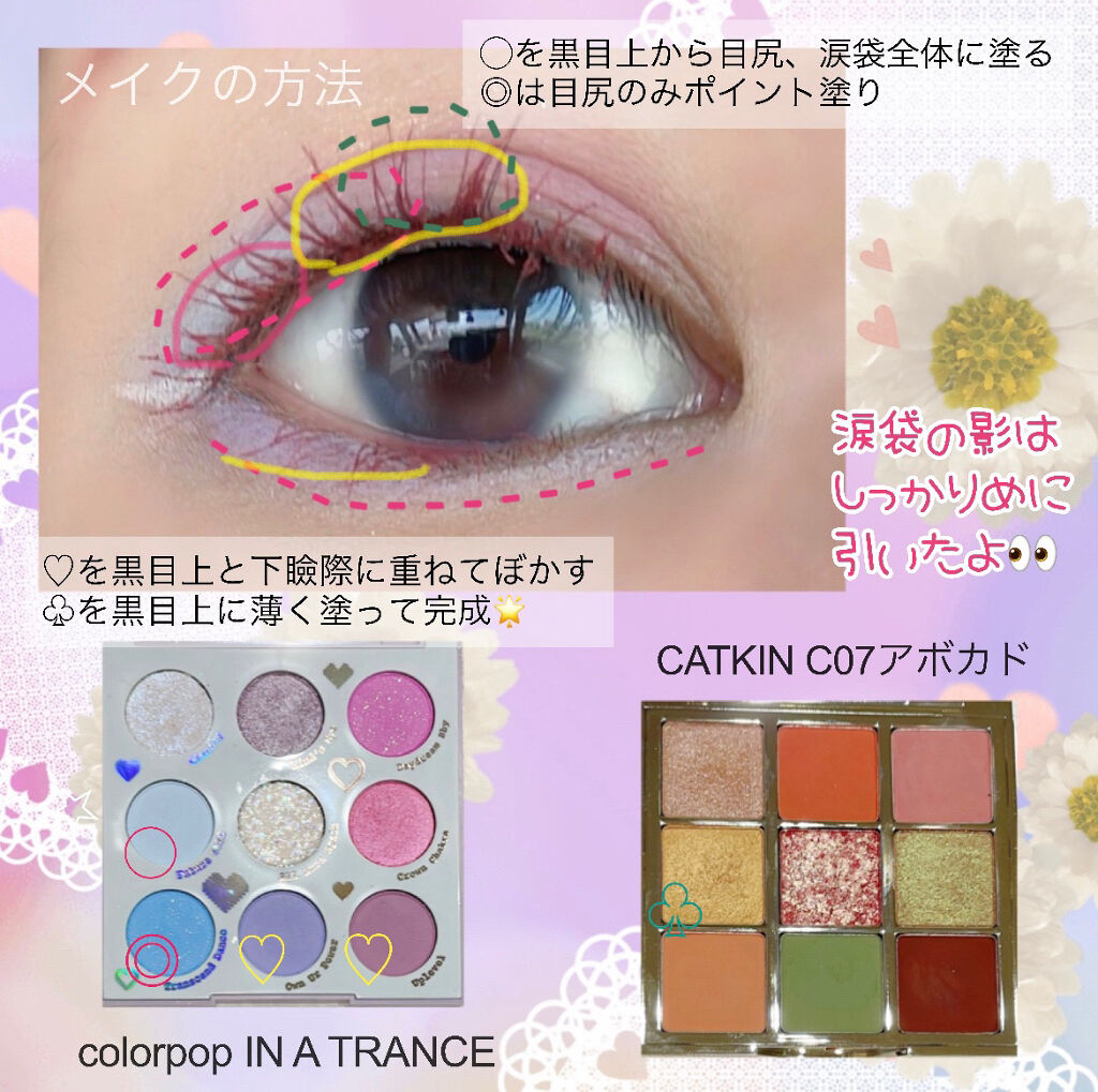 In A Trance/ColourPop/アイシャドウパレットを使ったクチコミ（3枚目）