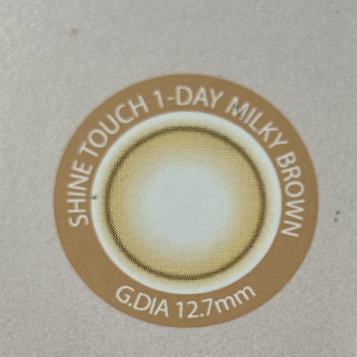 ShineTouch 1day ミルキーブラウン/OLENS/ワンデー（１DAY）カラコンを使ったクチコミ（3枚目）