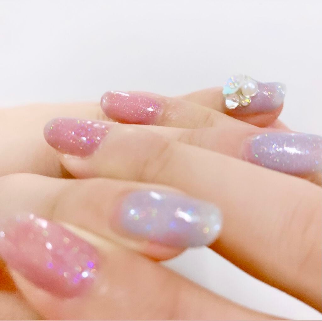 ジェルネイル(ライト対応)/セリア/ジェルネイルを使ったクチコミ(1枚目)