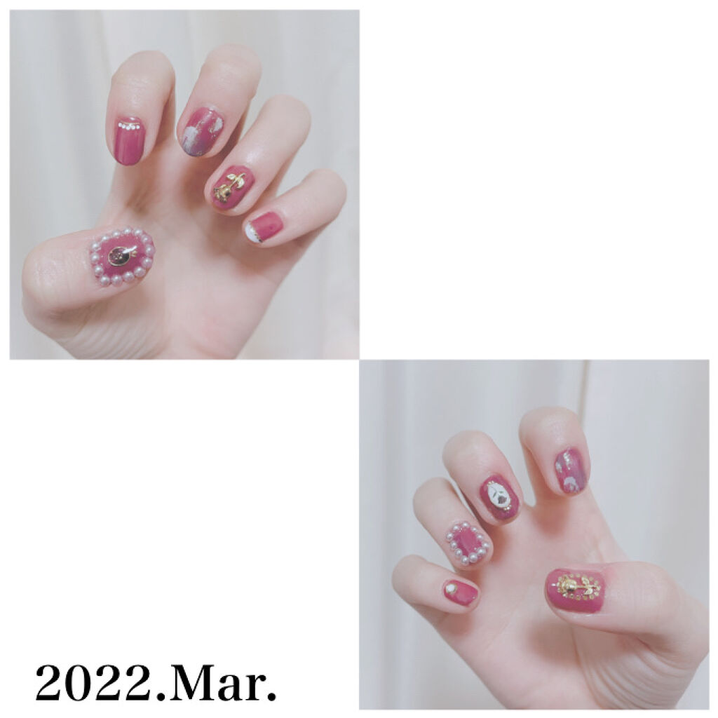 ジェルネイル（ライト対応）/セリア/ジェルネイルを使ったクチコミ（3枚目）