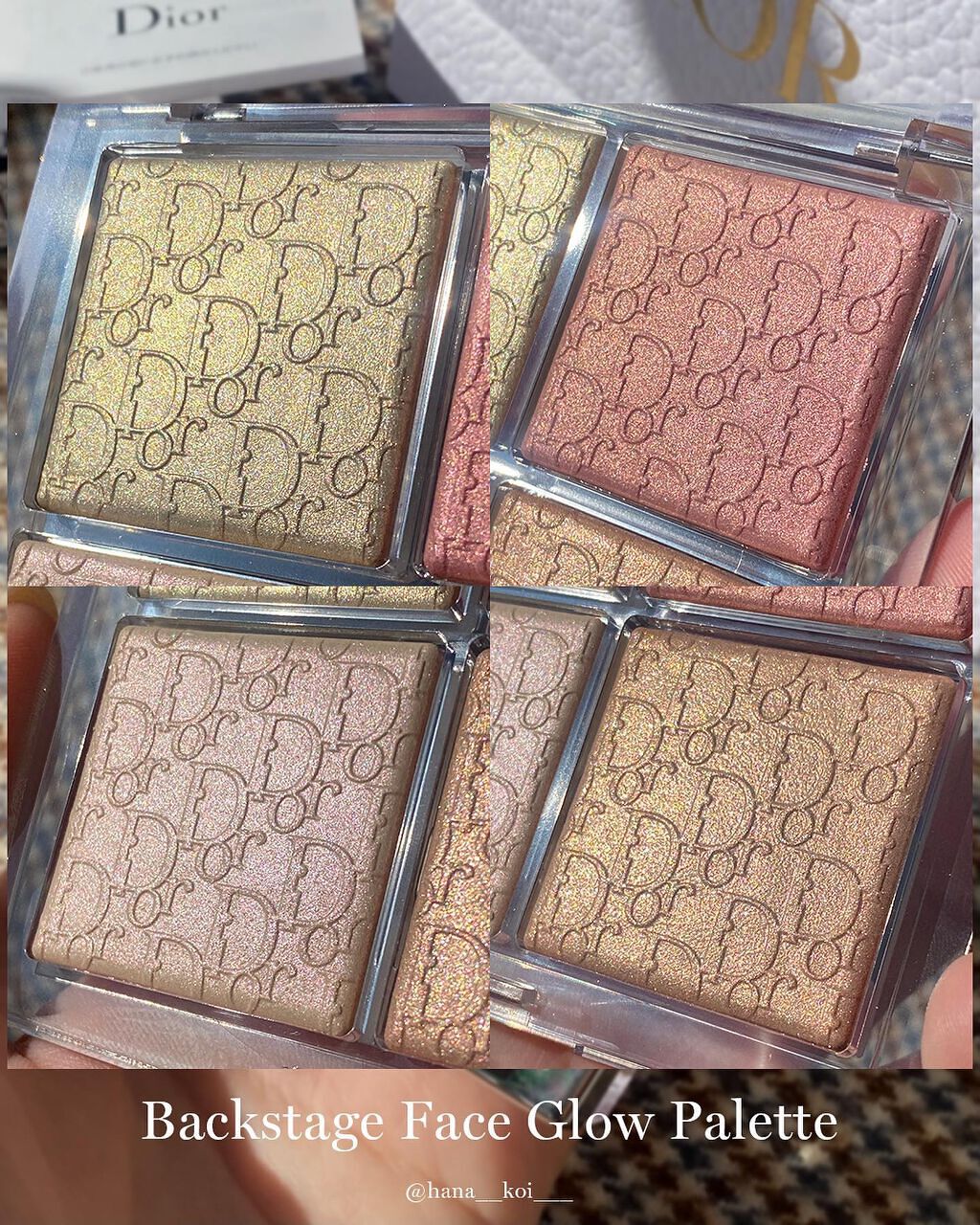 ディオール バックステージ フェイス グロウ パレット/Dior/ハイライトを使ったクチコミ（2枚目）