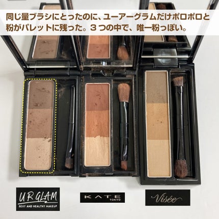 ケイト デザイニングアイブロウ3D/KATE/パウダーアイブロウを使ったクチコミ(6枚目)