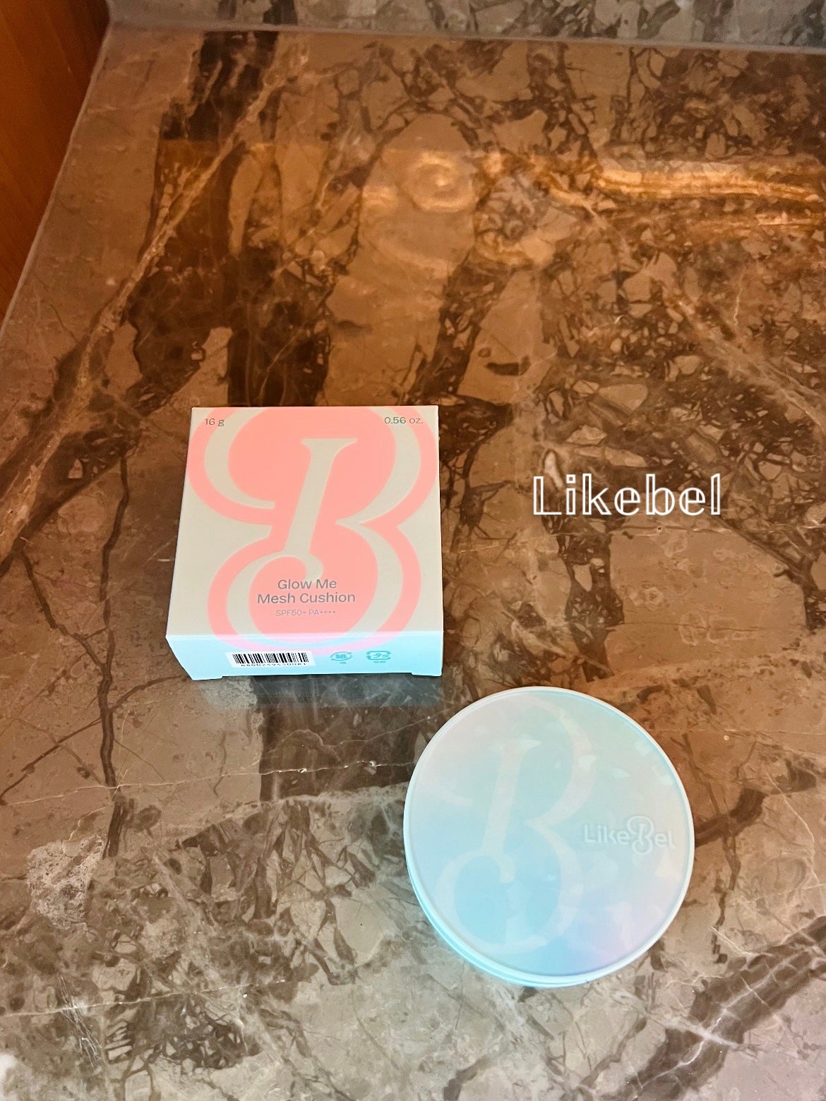 Glow me mesh cushion /Likebel/クッションファンデーションを使ったクチコミ(1枚目)