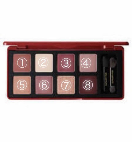 ガナッシュ アンド プラリネ アイパレット/shu uemura/アイシャドウパレットを使ったクチコミ(2枚目)