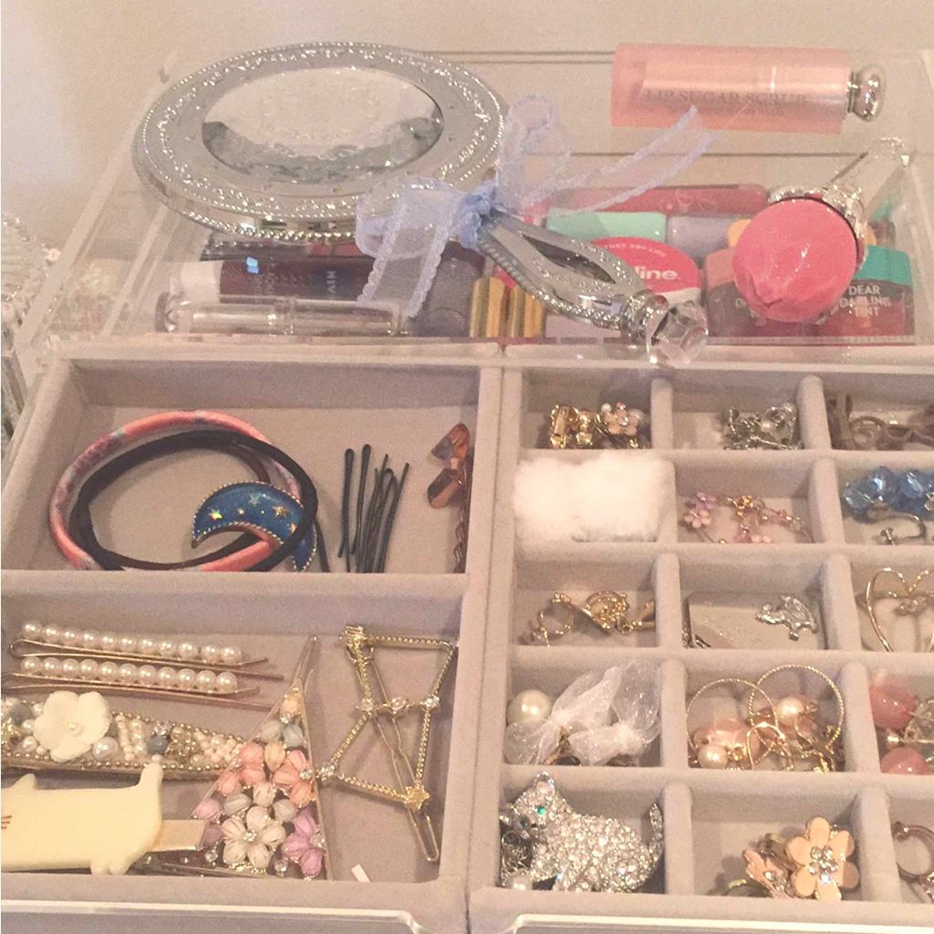 重なるアクリルケース横型3段/無印良品/その他化粧小物を使ったクチコミ(2枚目)