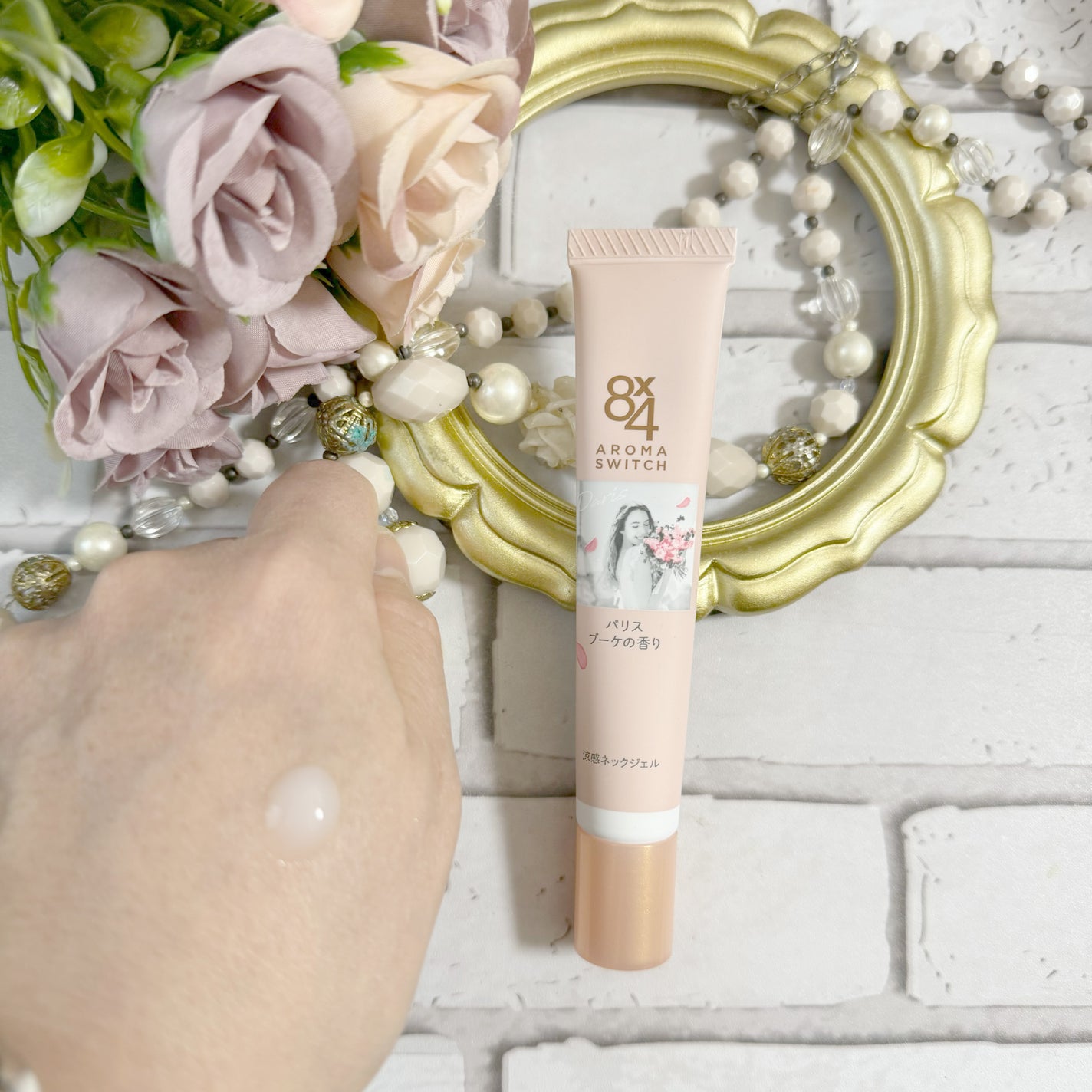 8x4 アロマスイッチ 涼感ネックジェル パリスブーケの香り/8x4/デオドラント・制汗剤を使ったクチコミ(5枚目)