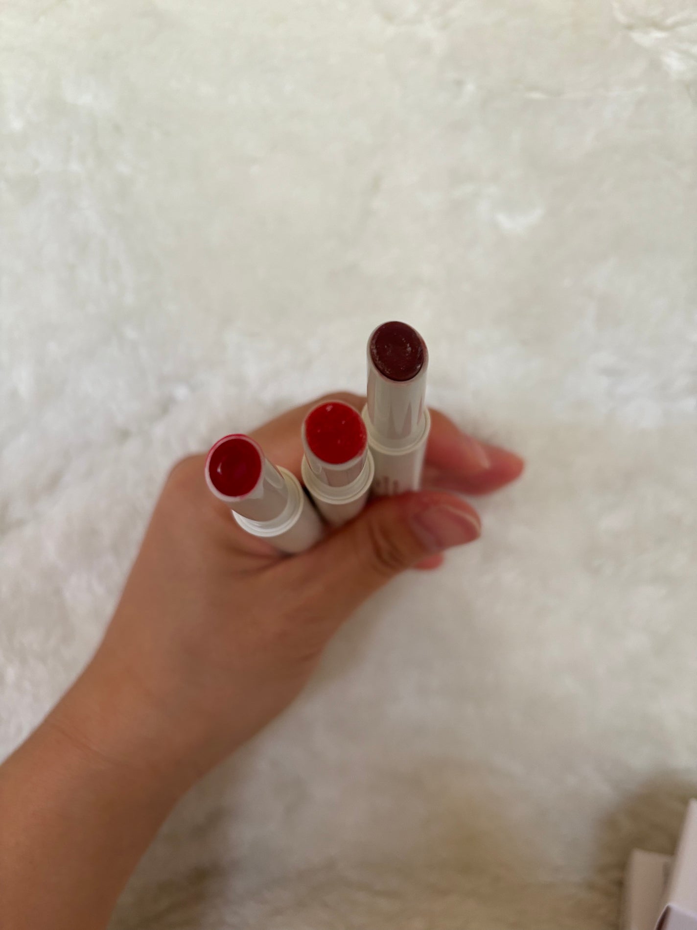 ベアグローペプチドメルティングバーム/PINATE/口紅を使ったクチコミ(3枚目)