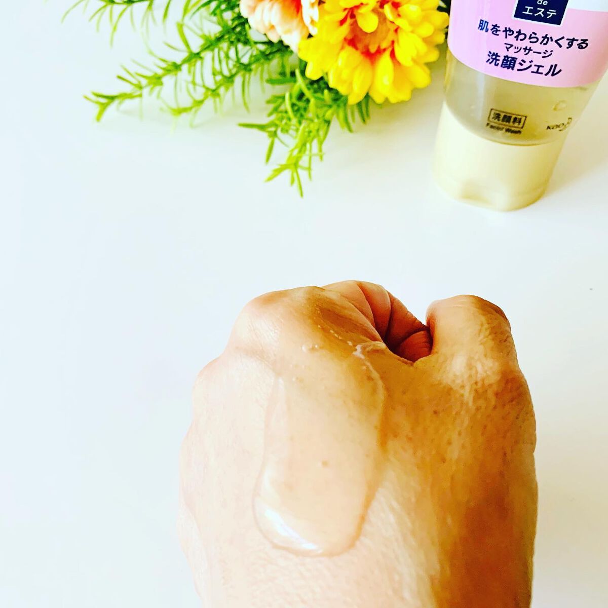 おうちdeエステ 肌をやわらかくする マッサージ洗顔ジェル /ビオレ/その他洗顔料を使ったクチコミ(4枚目)