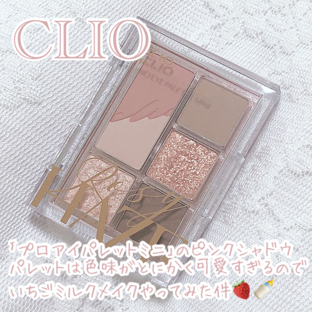プロ アイパレット ミニ/CLIO/アイシャドウパレットを使ったクチコミ（1枚目）