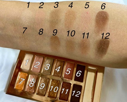 バレンタインボックス/VAVI MELLO/アイシャドウパレットを使ったクチコミ(4枚目)