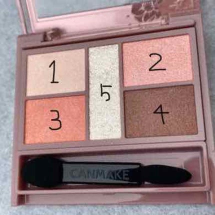 パーフェクトスタイリストアイズ/キャンメイク/アイシャドウパレットを使ったクチコミ(2枚目)