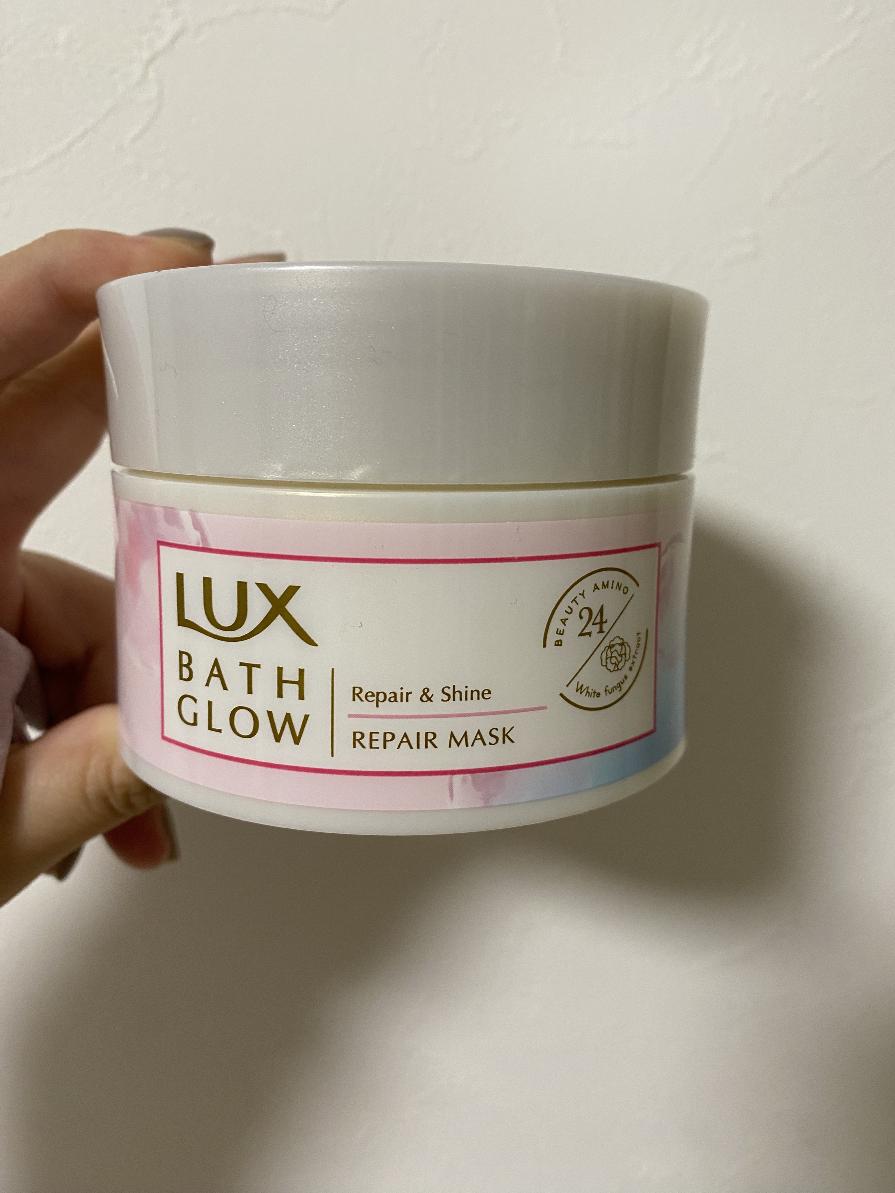 バスグロウ リペア&シャイン リペアマスク/LUX/ヘアマスク・ヘアパックを使ったクチコミ（1枚目）