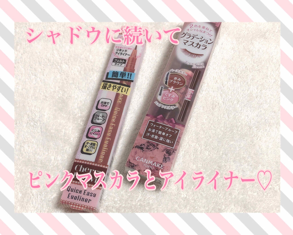 クイックイージーアイライナー/キャンメイク/リキッドアイライナーを使ったクチコミ（1枚目）