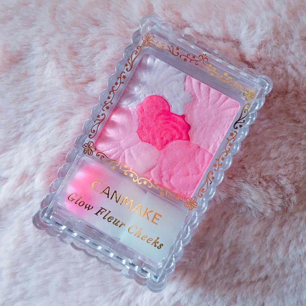 グロウフルールチークス/キャンメイク/パウダーチークを使ったクチコミ（1枚目）
