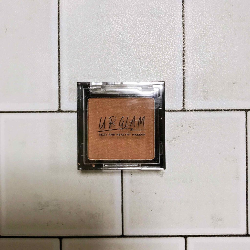 UR GLAM　POWDER EYESHADOW ウォルナット/U R GLAM/単色アイシャドウを使ったクチコミ（2枚目）