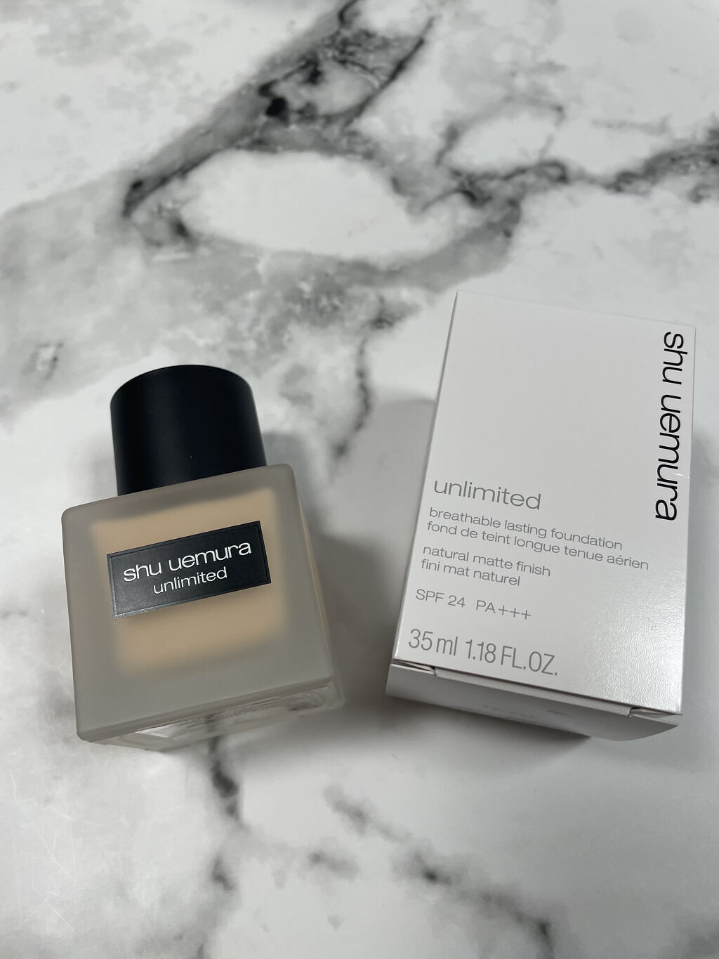 （旧）アンリミテッド ラスティング フルイド/shu uemura/リキッドファンデーションを使ったクチコミ（1枚目）