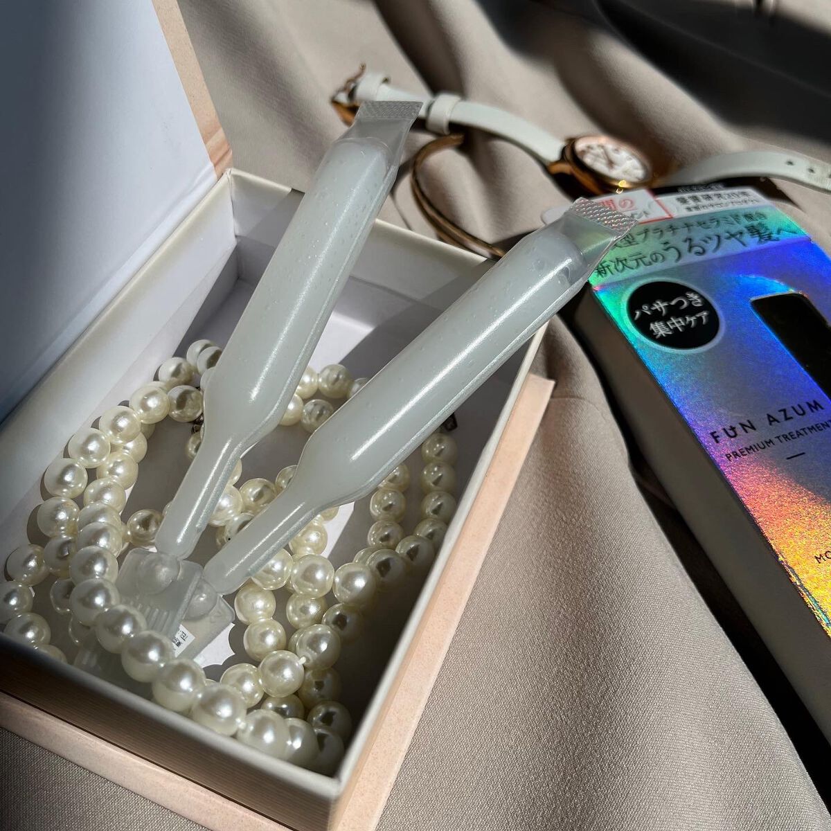  モイスト＆ダメージリペア 集中トリートメント/FUN AZUM/ヘアマスク・ヘアパックを使ったクチコミ（2枚目）