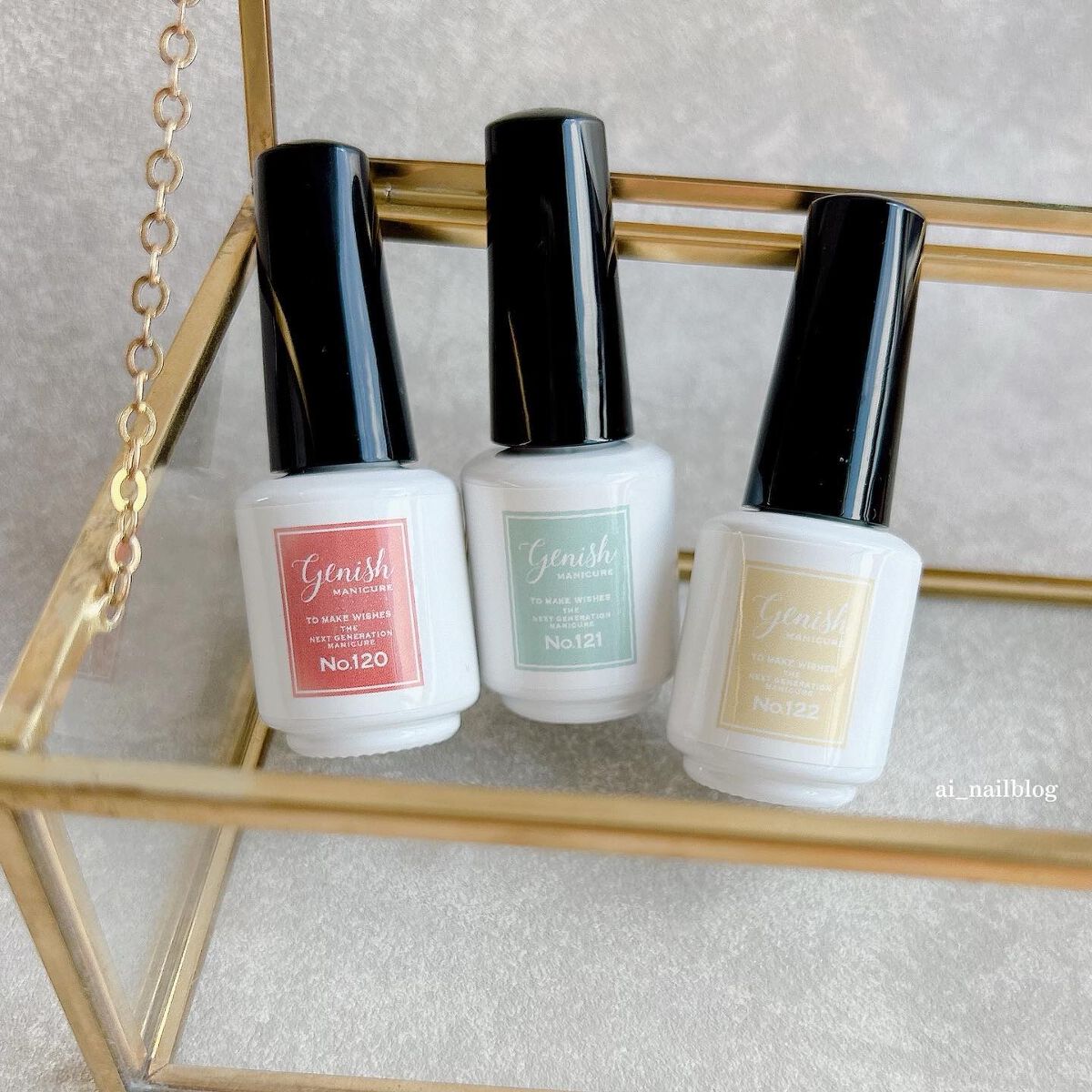 ジーニッシュ 121.カーム/ジーニッシュマニキュア/マニキュアを使ったクチコミ（1枚目）